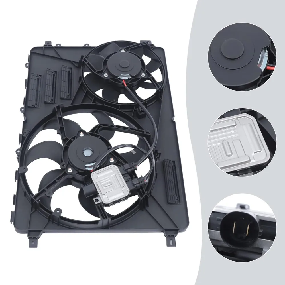 Dual Radiator Cooling Fan Assembly Fits for Volvo 2008-2015 S80 2015-2016 V60 2008-2010 V70 2010-2016 XC60 2008-2015 XC70
Dual Radiator Cooling Fan Assembly Fits for Volvo 2008-2015 S80 2015-2016 V60 2008-2010 V70 2010-2016 XC60 2008-2015 XC70