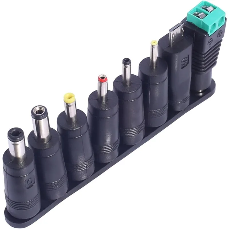 8 Tips DC5521 Power Adapter Tips Set for Laptops Includes Male and Female Connectors
8 Tips DC5521 Power Adapter Tips Set for Laptops Includes Male and Female Connectors