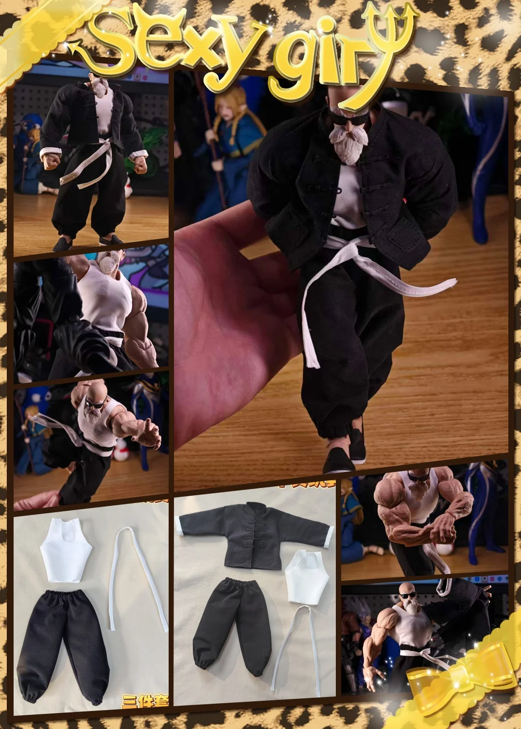 【Clothing Only】Handmade 1/12 Chinese Style Jacket White Vest Black Pants Waist Belt Fit 6inchs Romankey Big Guy Action Figure
【Clothing Only】Handmade 1/12 Chinese Style Jacket White Vest Black Pants Waist Belt Fit 6inchs Romankey Big Guy Action Figure