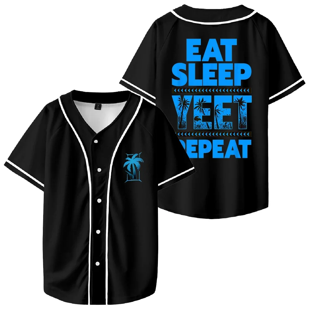 Jey use Eat Sleep Yeet Повтор Бейсбольная Футболка для женщин/мужчин летние Графические футболки с коротким рукавом Уличная одежда хип-хоп бейсбольная Футболка
Jey use Eat Sleep Yeet Повтор Бейсбольная Футболка для женщин/мужчин летние Графические футболки с коротким рукавом Уличная одежда хип-хоп бейсбольная Футболка
