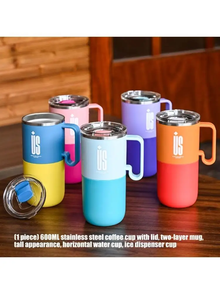 R9UF 600ML Insulated Stainless Steel Travel Mug Coffee Cup For Outdoor Activity
R9UF 600ML Insulated Stainless Steel Travel Mug Coffee Cup For Outdoor Activity