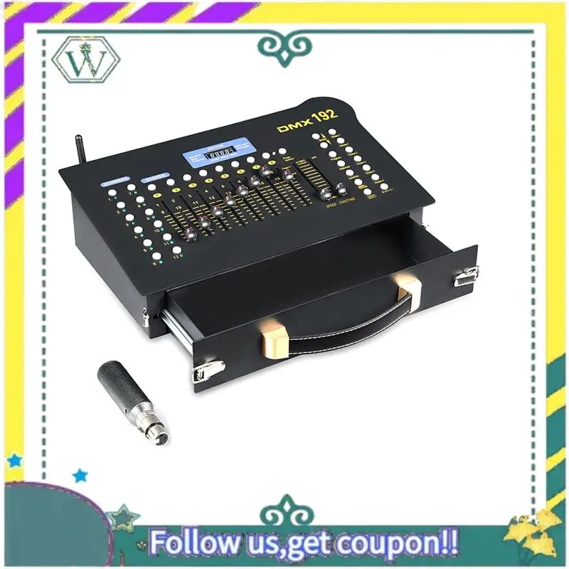 NEW Wireless DMX 512 Console 192 Channel Light Controller With Charger For Live Concerts KTV Djs Clubs
NEW Wireless DMX 512 Console 192 Channel Light Controller With Charger For Live Concerts KTV Djs Clubs