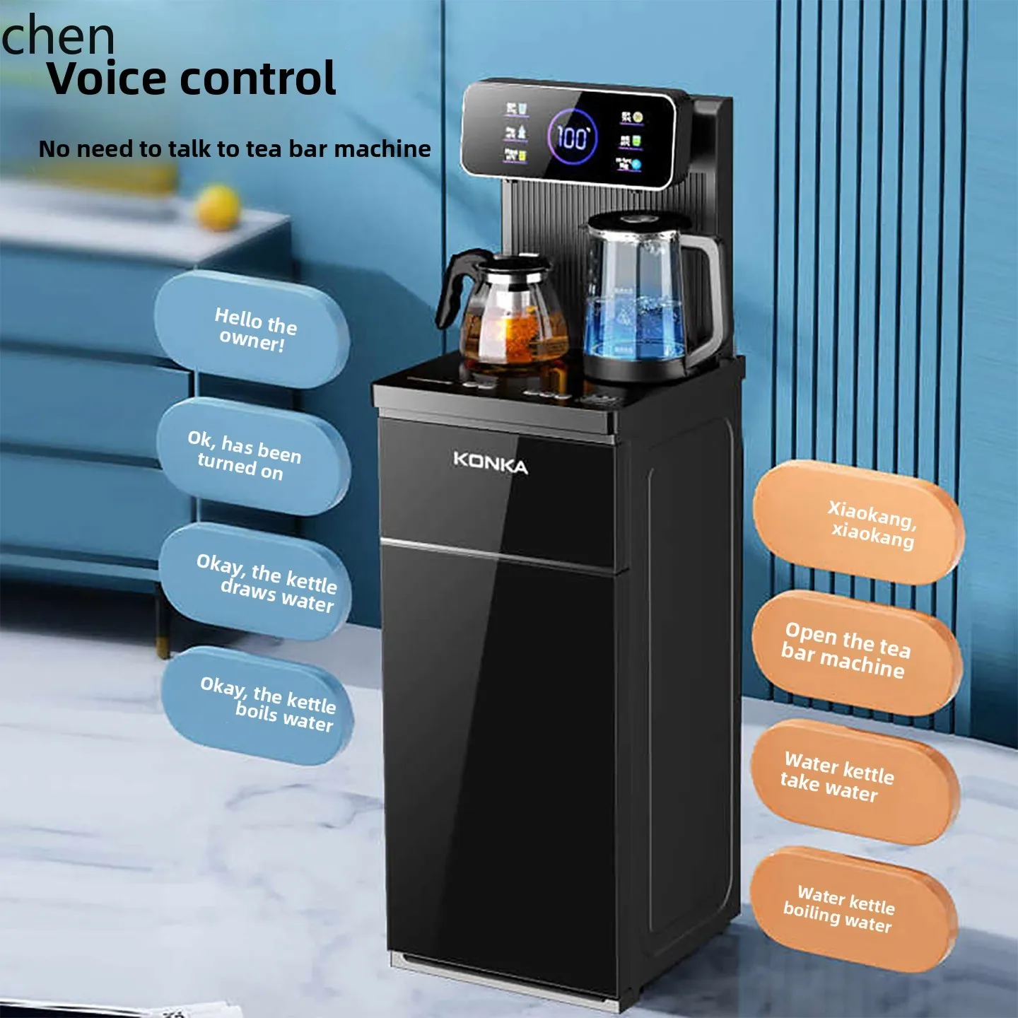 LXC intelligent voice tea bar machine household living room mother and baby under the bucket automatic water dispenser
LXC intelligent voice tea bar machine household living room mother and baby under the bucket automatic water dispenser