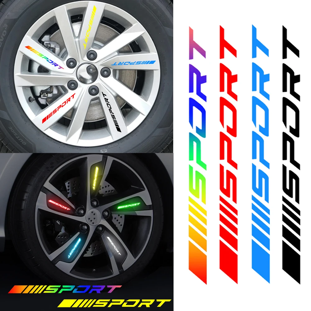 4PCS Sport Car Styling Stickers Car Wheel Luminous Stickers Color Wheel Decoration Motorcycle Night Stickers Accessories
4PCS Sport Car Styling Stickers Car Wheel Luminous Stickers Color Wheel Decoration Motorcycle Night Stickers Accessories