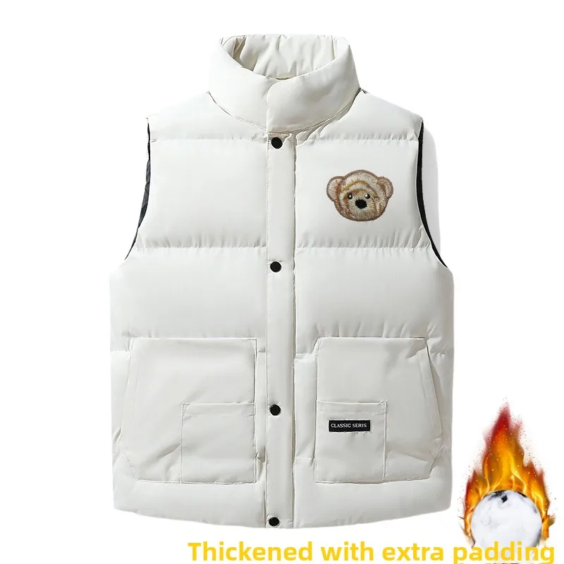 Жилет Thiened с вышитым медведем для зимних видов спорта, теплая верхняя одежда с воротником-стойкой для молодежи, путешествий, полиэфирное волокно, молния...
Жилет Thiened с вышитым медведем для зимних видов спорта, теплая верхняя одежда с воротником-стойкой для молодежи, путешествий, полиэфирное волокно, молния...