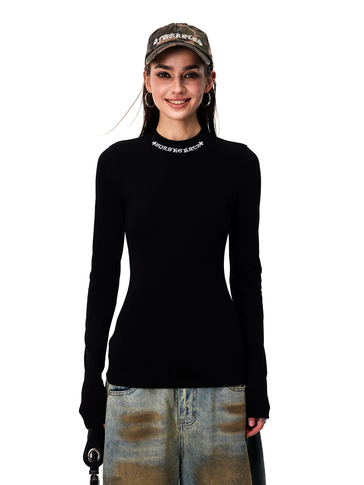 0123Start American Style Slim Fit Long Sleeve T-Shirt Women's Embroidered Base Layer Top Breathable Comfortable Fashionable
0123Start American Style Slim Fit Long Sleeve T-Shirt Women's Embroidered Base Layer Top Breathable Comfortable Fashionable