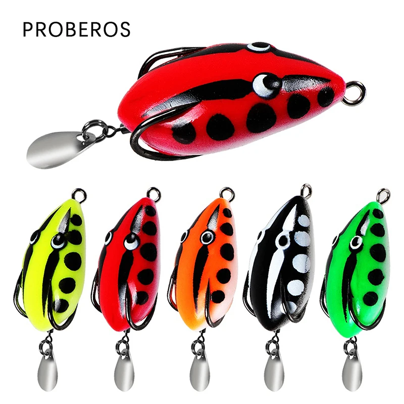 1 Pc Outdoor Fishing Big Eye 4cm/5.6g Soft Frog Fishing Lure Mini Soft Lure Double Hook Topwater Frog Artificial Lure
1 Pc Outdoor Fishing Big Eye 4cm/5.6g Soft Frog Fishing Lure Mini Soft Lure Double Hook Topwater Frog Artificial Lure