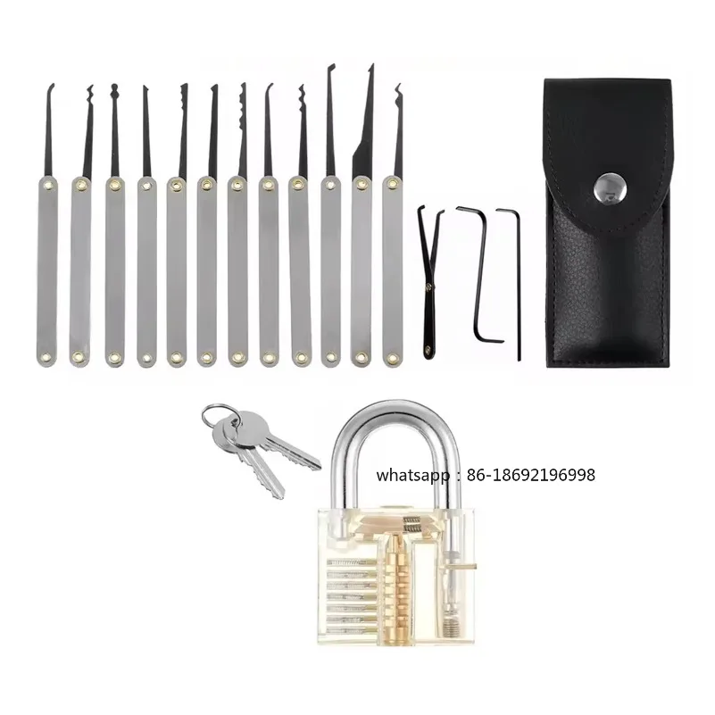 15pcs Kit Multi Functional Tool Portable Car Unlocking Kit Professional Lock Pick Set Hand Tool Extractor Padlocks Kit
15pcs Kit Multi Functional Tool Portable Car Unlocking Kit Professional Lock Pick Set Hand Tool Extractor Padlocks Kit