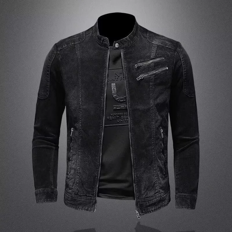 Autumn and Spring Fashion Trend Vintage American Motorcycle Denim Jacket for Men Loose Sports Plus Size High Quality Outerwear
Autumn and Spring Fashion Trend Vintage American Motorcycle Denim Jacket for Men Loose Sports Plus Size High Quality Outerwear