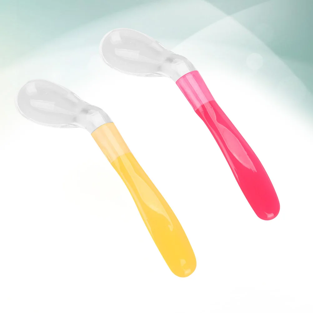 2 pcs 2 Silicone Soft Spoon Red Yellow Infant Feeding Spoons Bending Head Baby Spoon Eco-Friendly Durable Tableware For
2 pcs 2 Silicone Soft Spoon Red Yellow Infant Feeding Spoons Bending Head Baby Spoon Eco-Friendly Durable Tableware For
