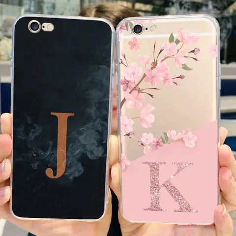 For Apple iPhone 6 6S Plus Case New Letters Cover Soft Silicone Phone Case For iPhone 6 Plus iPhone6 iPhone6S Back Covers Bumper