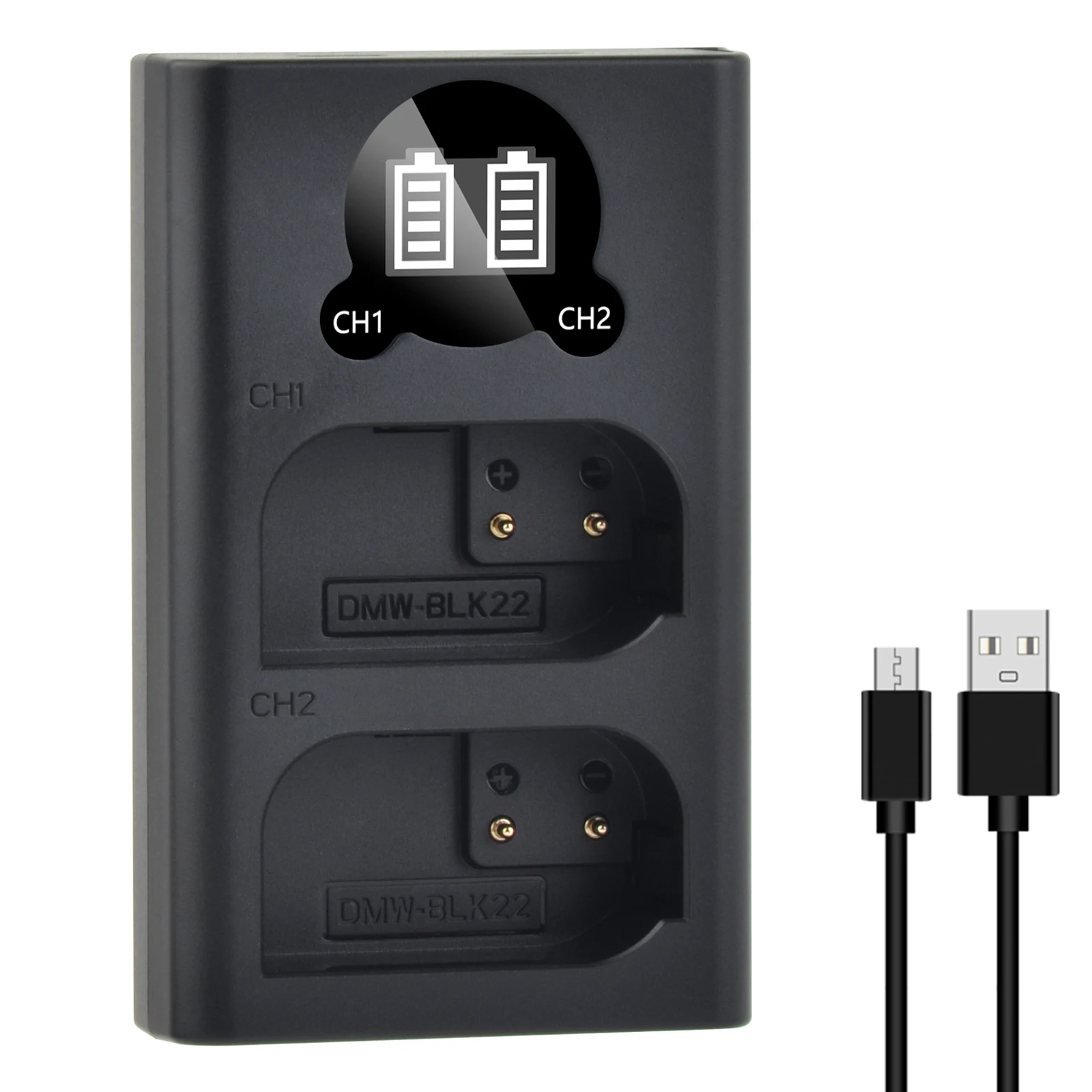 DMW-BLK22 DMW BLK22 Camera Battery Charger with Type C Charging Port for Panasonic LUMIX DC-S5 DC-S5K Cameras
DMW-BLK22 DMW BLK22 Camera Battery Charger with Type C Charging Port for Panasonic LUMIX DC-S5 DC-S5K Cameras