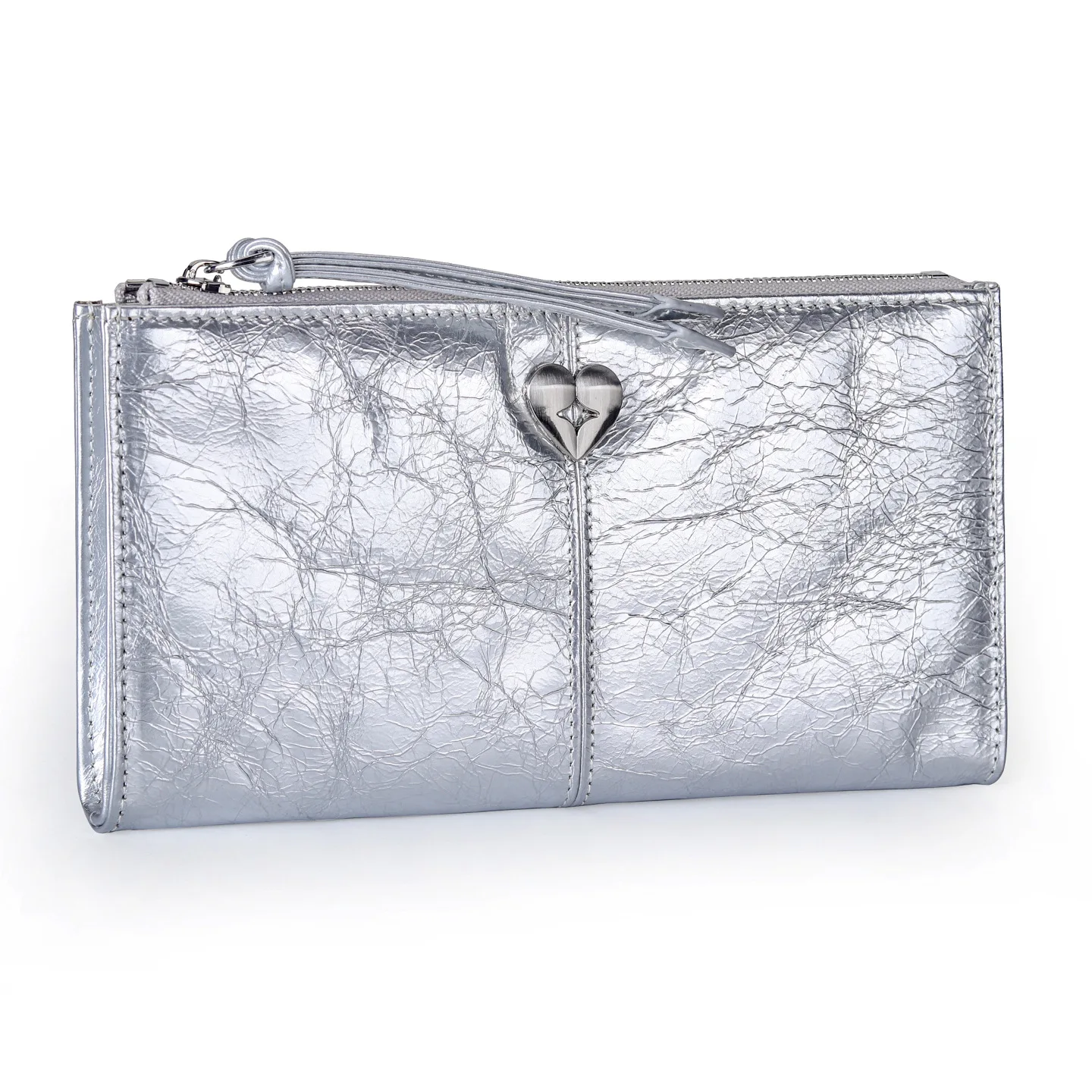 Brand Soft Leather Long Wallet for Women, Korean Style Ultra-Thin Zipper Clutch Wallet, Luxury Heart-shaped Decorated Clutch Bag
Brand Soft Leather Long Wallet for Women, Korean Style Ultra-Thin Zipper Clutch Wallet, Luxury Heart-shaped Decorated Clutch Bag
