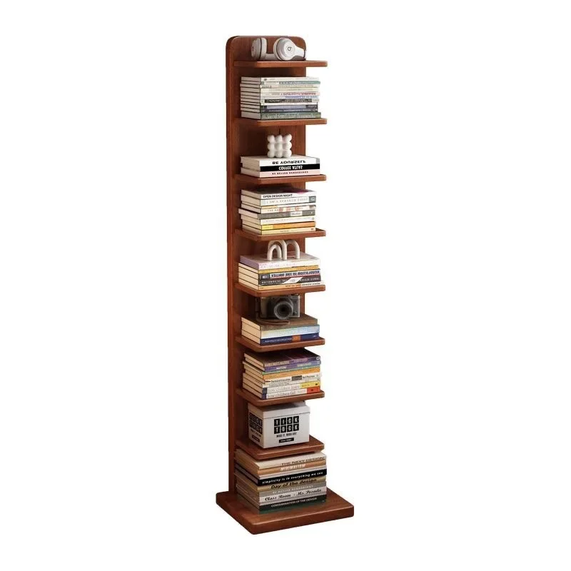 Pure solid wood bookshelf Floor shelf Invisible vertical living room Home small bookshelf
Pure solid wood bookshelf Floor shelf Invisible vertical living room Home small bookshelf