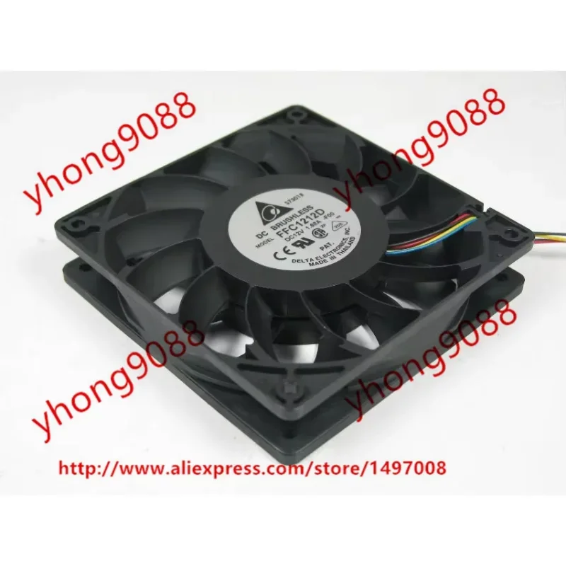 Вентилятор охлаждения сервера Delta Electronics FC1212D F00 DC 12 В 1,68 А 120x120x25 мм
Вентилятор охлаждения сервера Delta Electronics FC1212D F00 DC 12 В 1,68 А 120x120x25 мм