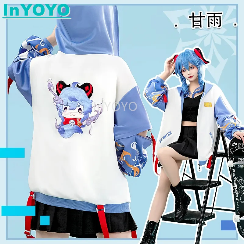 InYOYO Game Genshin Impact Ganyu Косплей Повседневный модный костюм пальто аниме женский наряд на Хэллоуин для вечеринки Новинка 2023
InYOYO Game Genshin Impact Ganyu Косплей Повседневный модный костюм пальто аниме женский наряд на Хэллоуин для вечеринки Новинка 2023