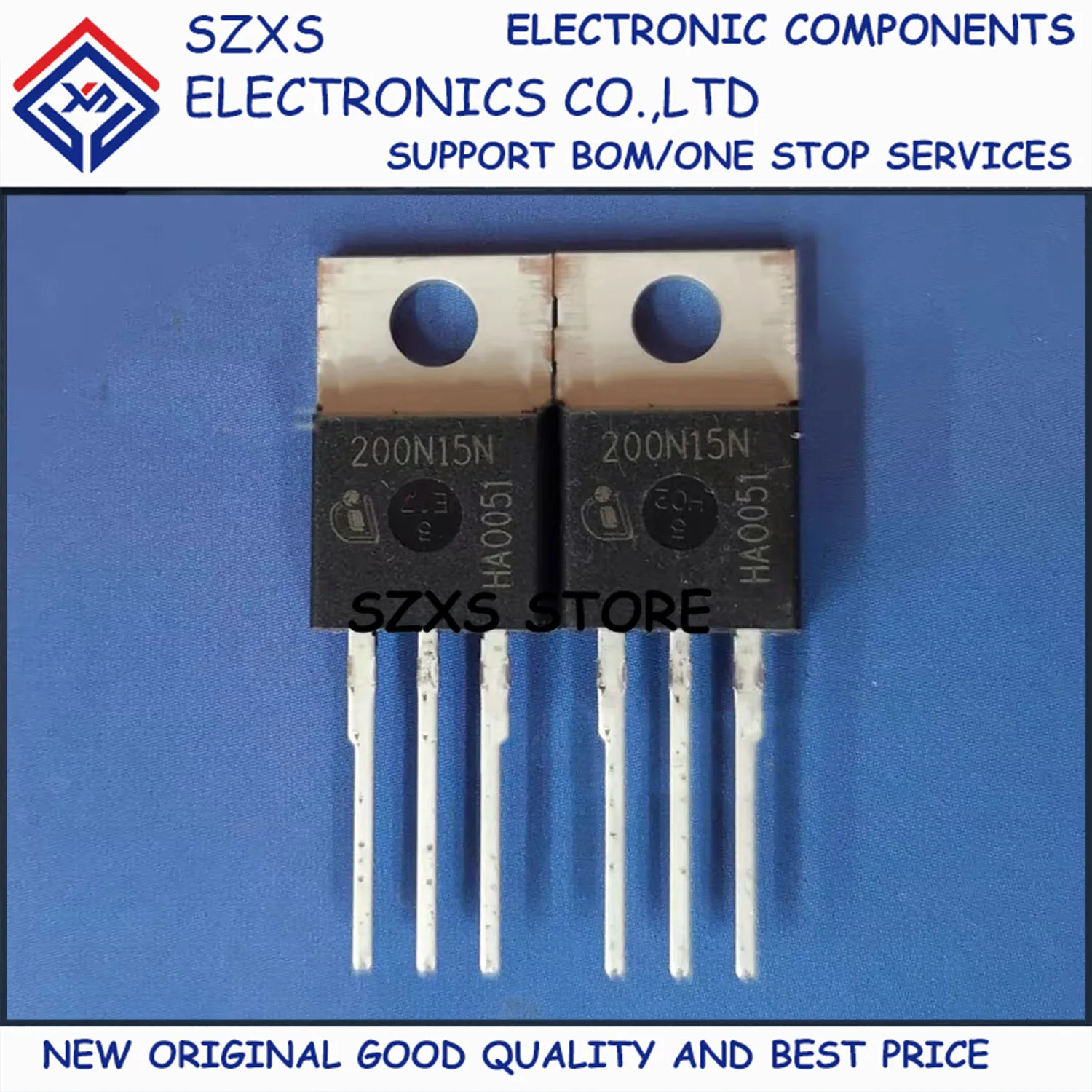 New Original 10Pcs 200N15N IPP200N15N3G TO-220 150V 50A MOSFET Field Effect Transistor In Stock Good Quality
New Original 10Pcs 200N15N IPP200N15N3G TO-220 150V 50A MOSFET Field Effect Transistor In Stock Good Quality