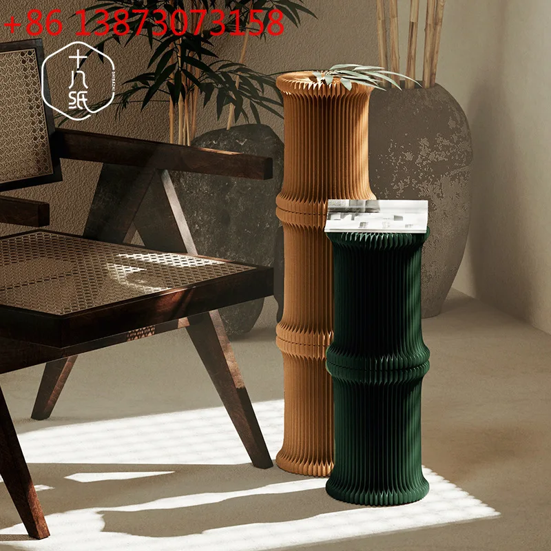 Eighteen paper cylindrical product display rack, window display rack, shelf display, circular decorative table folding portable
Eighteen paper cylindrical product display rack, window display rack, shelf display, circular decorative table folding portable