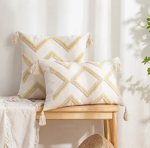 wave tufted embroidered cushion cover sofa white background throw pillowcase tassel
wave tufted embroidered cushion cover sofa white background throw pillowcase tassel