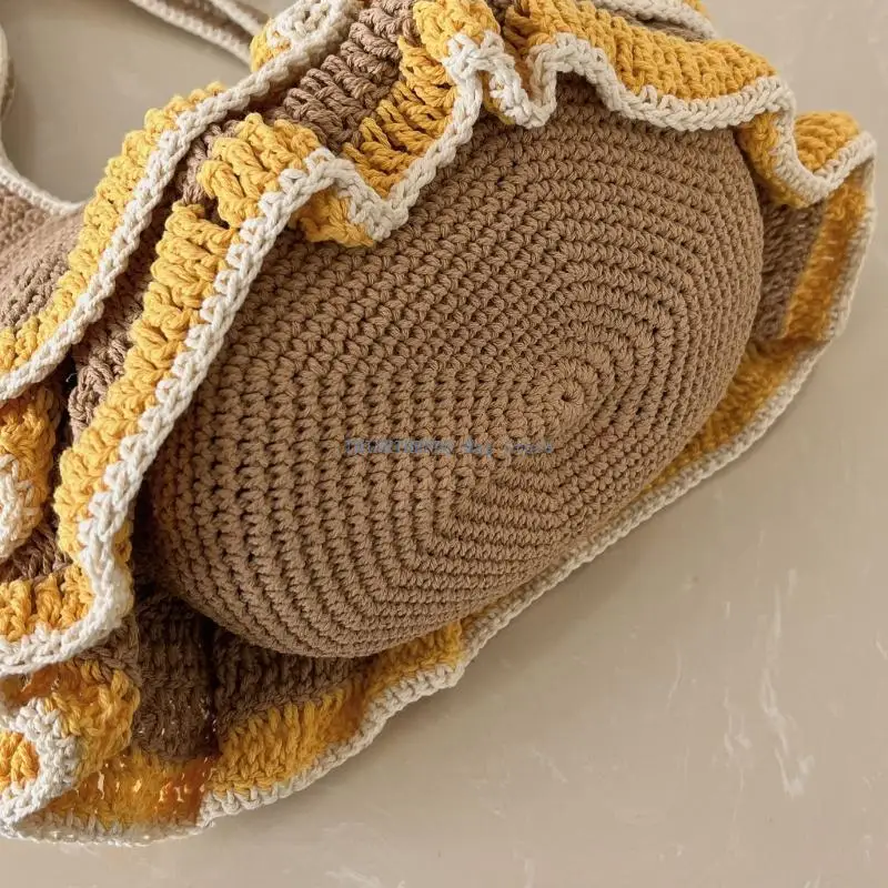 340D Trendy Knit Bag Spacious Interior Shoulder Handbag Multipurpose Shopper Bag For Commuting Shopping Travel Essential
340D Trendy Knit Bag Spacious Interior Shoulder Handbag Multipurpose Shopper Bag For Commuting Shopping Travel Essential