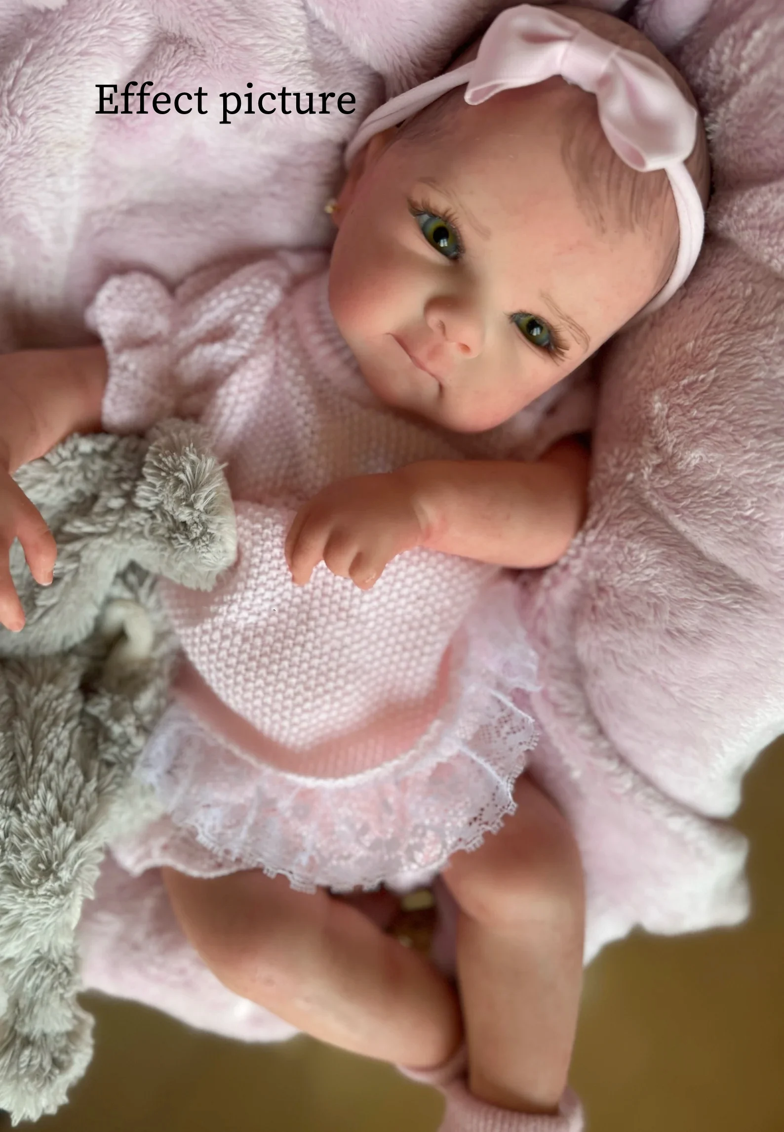 Open Eyes Cute 18Inch Silicone Reborn Girl Doll Bettie With Painted Hair Soft Touch Feeling Bebe Reborn Doll For Kid's Gift
Open Eyes Cute 18Inch Silicone Reborn Girl Doll Bettie With Painted Hair Soft Touch Feeling Bebe Reborn Doll For Kid's Gift