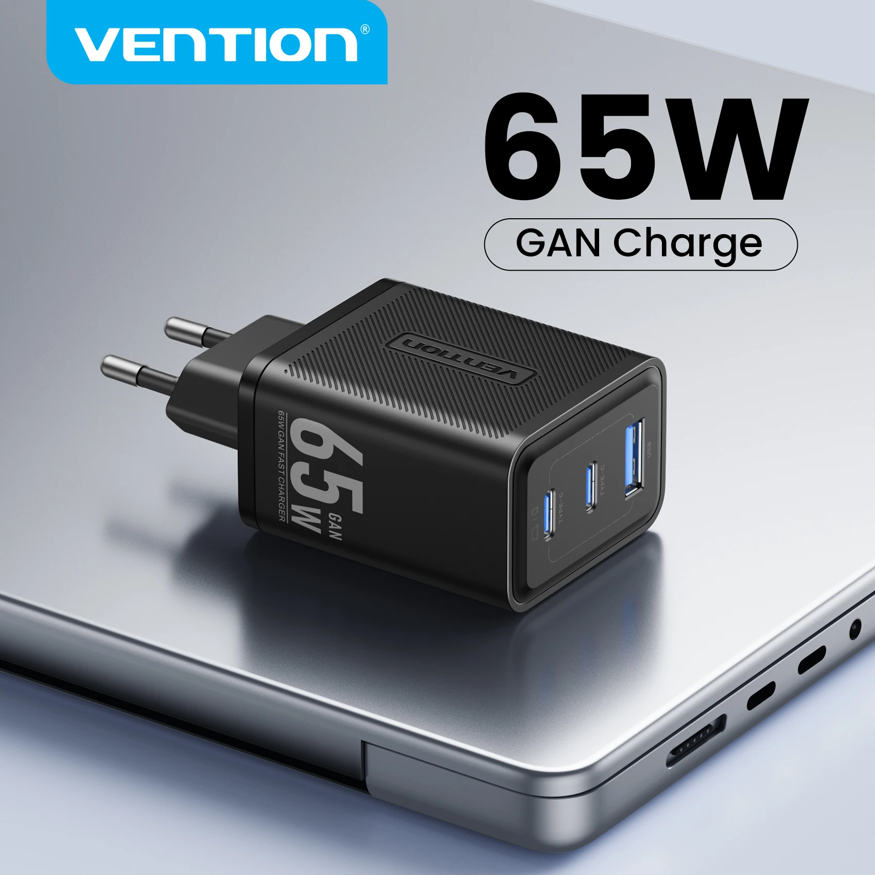 Vention 65W GaN USB C Fast Charger PD3.0 QC4.0 Type C for iPhone 16 15 14 Pro Max Xiaomi Samsung Laptop Mobile Phone
Vention 65W GaN USB C Fast Charger PD3.0 QC4.0 Type C for iPhone 16 15 14 Pro Max Xiaomi Samsung Laptop Mobile Phone