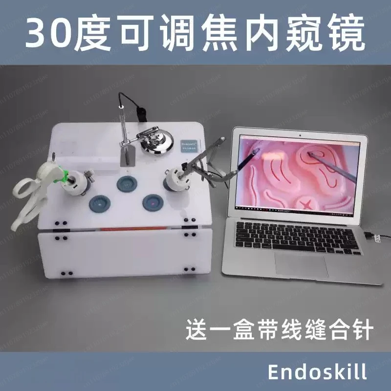 Laparoscopic Training Simulator, 30° Adjustable Endoscope, for General, Chest & Gynecology, gYnecology Practice
Laparoscopic Training Simulator, 30° Adjustable Endoscope, for General, Chest & Gynecology, gYnecology Practice