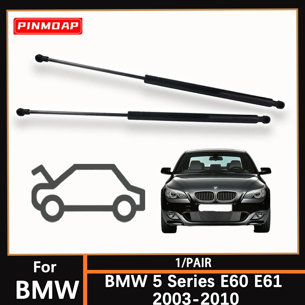 Передние газовые стойки капота, пружинная планка для BMW 5 серии E60 E61 2003-2010 OE 51237008745 51247008754, опорная штанга подъема капота
Передние газовые стойки капота, пружинная планка для BMW 5 серии E60 E61 2003-2010 OE 51237008745 51247008754, опорная штанга подъема капота