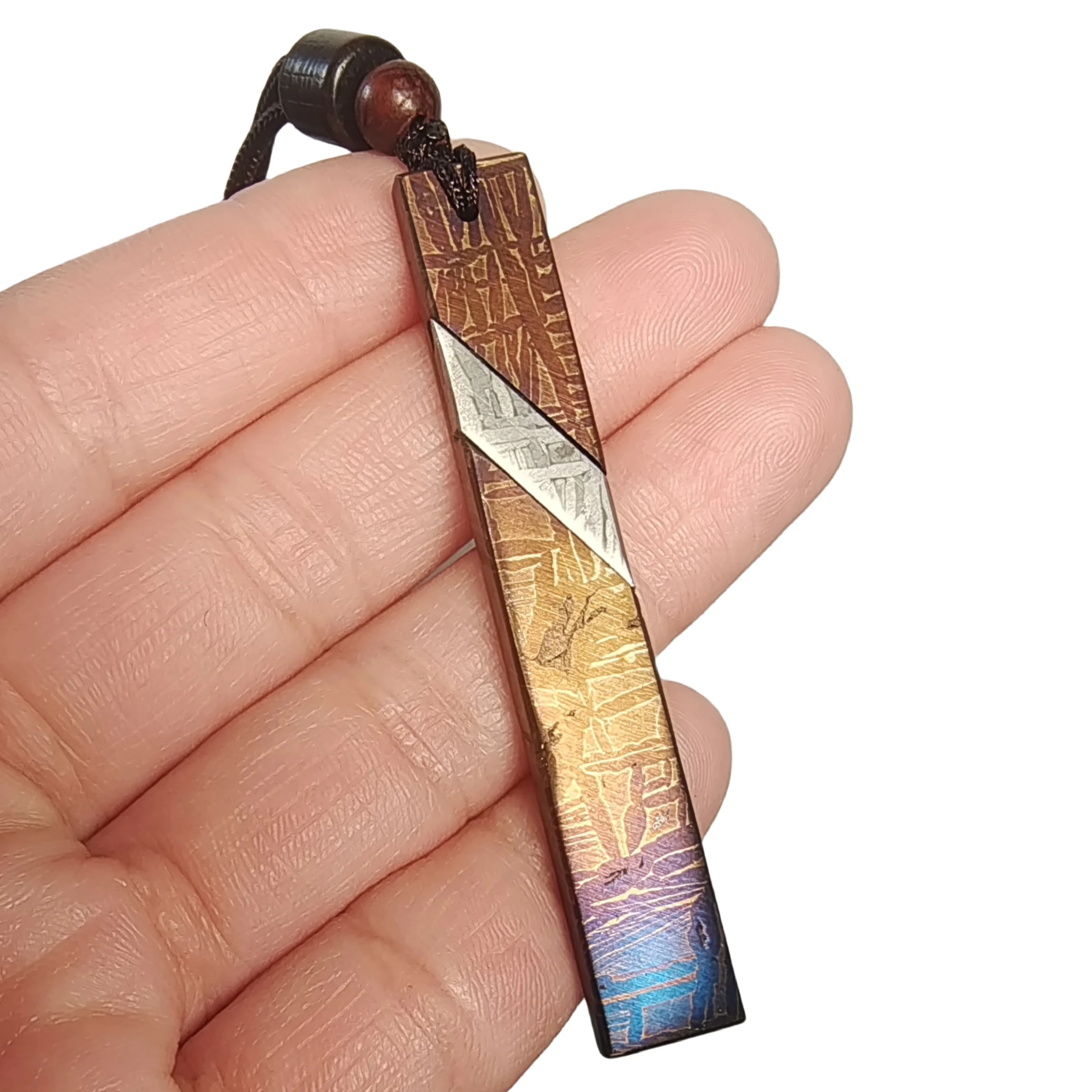 18.9g Muonionalusta meteorite pendant Natural iron meteorite pendant Meteorite slice Collection -LK181
18.9g Muonionalusta meteorite pendant Natural iron meteorite pendant Meteorite slice Collection -LK181