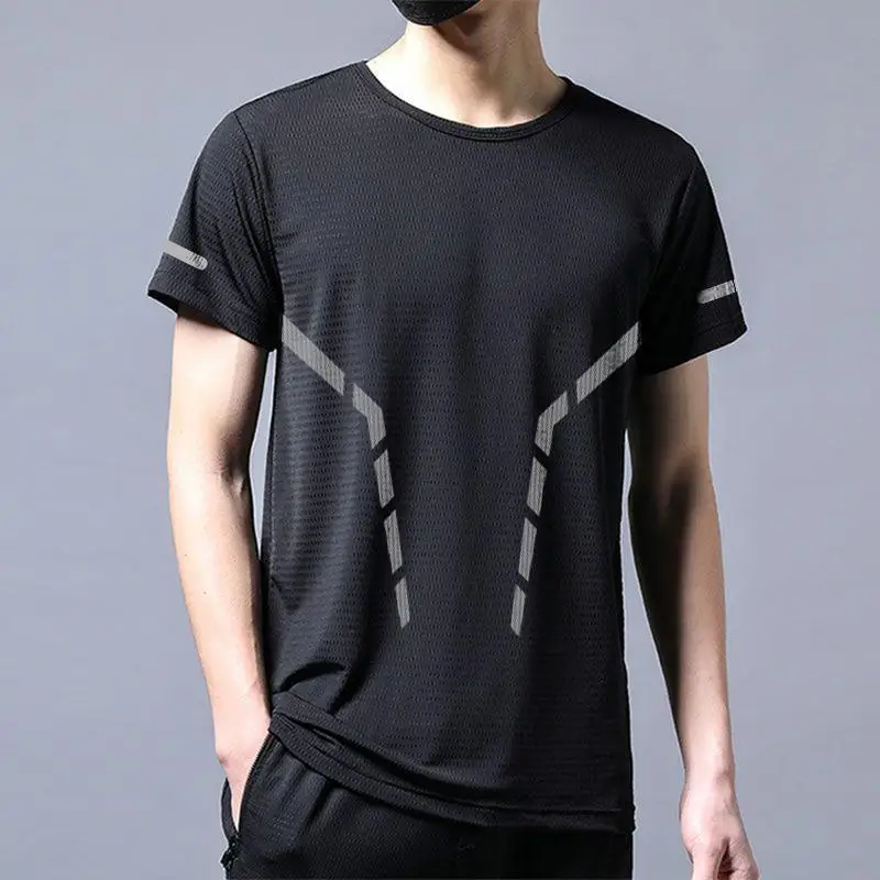 New Quick Drying Sports Men's T-shirt Summer Casual Printed Short Sleeved Tops Leisure Fashion Breathable Crew Neck Men Clothing
New Quick Drying Sports Men's T-shirt Summer Casual Printed Short Sleeved Tops Leisure Fashion Breathable Crew Neck Men Clothing