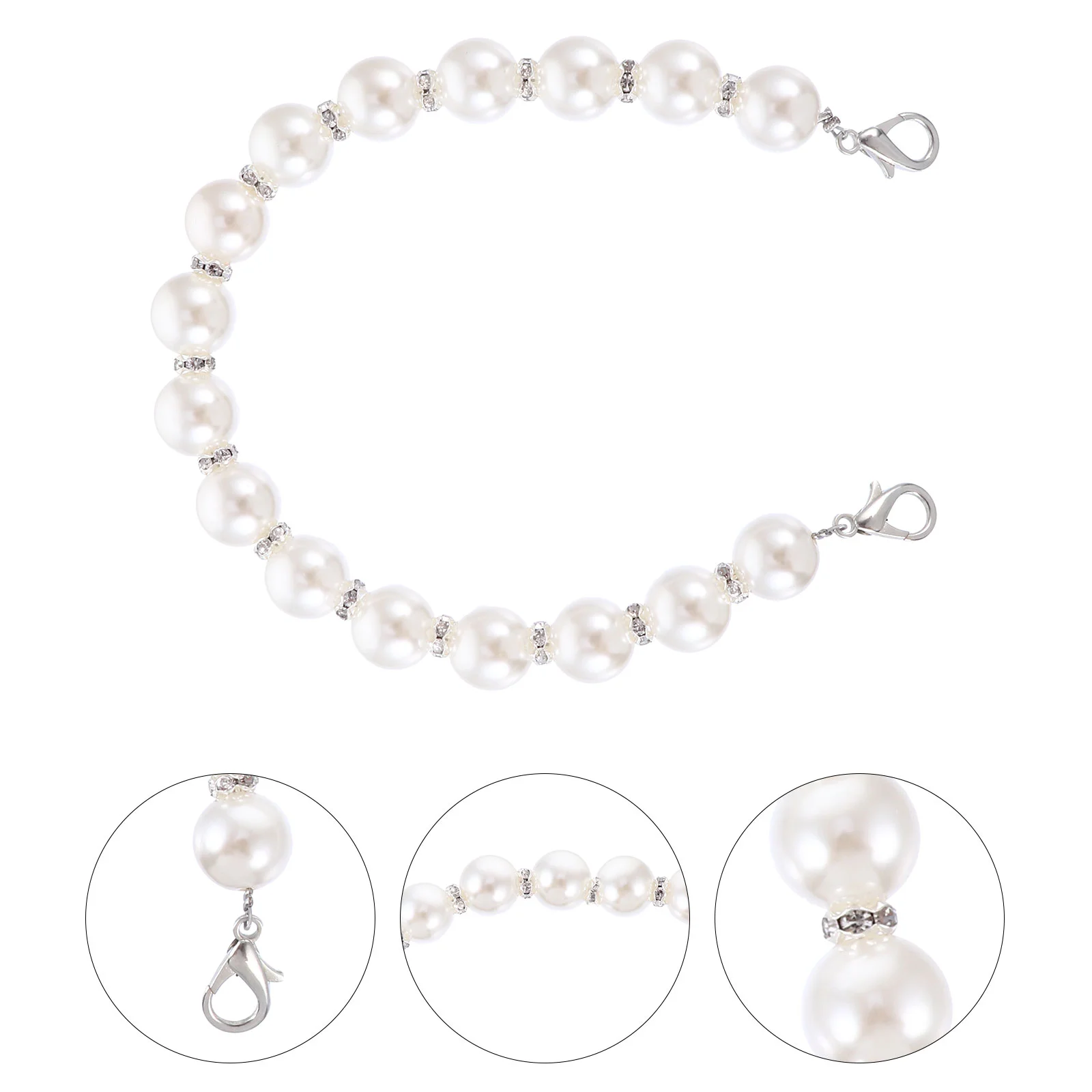 Pearl Chain Messenger Bag for Women Handbag Chains Wallet Metal Replacement Women's
Pearl Chain Messenger Bag for Women Handbag Chains Wallet Metal Replacement Women's