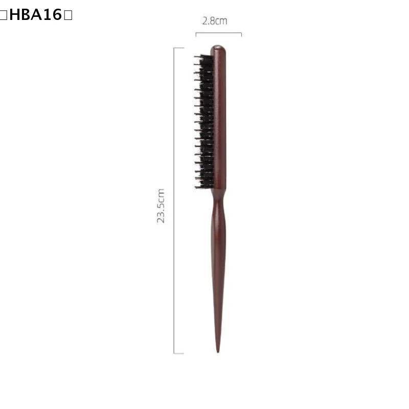 〔HBA16〕Wooden Handle Hair Comb Hairs Fluffy 3Rows Boar Bristle Comb Hairdressing Back Teasing Brushes Hairdressing Styling Tools
〔HBA16〕Wooden Handle Hair Comb Hairs Fluffy 3Rows Boar Bristle Comb Hairdressing Back Teasing Brushes Hairdressing Styling Tools