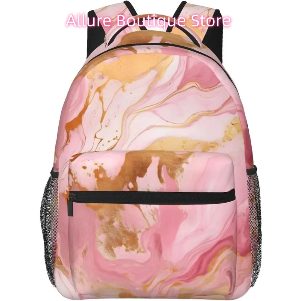 laptop bag back to school Pink Marble Texture Lightweight Laptop Backpack Lightweight Multipurpose Travel Casual Daypack Unisex
laptop bag back to school Pink Marble Texture Lightweight Laptop Backpack Lightweight Multipurpose Travel Casual Daypack Unisex