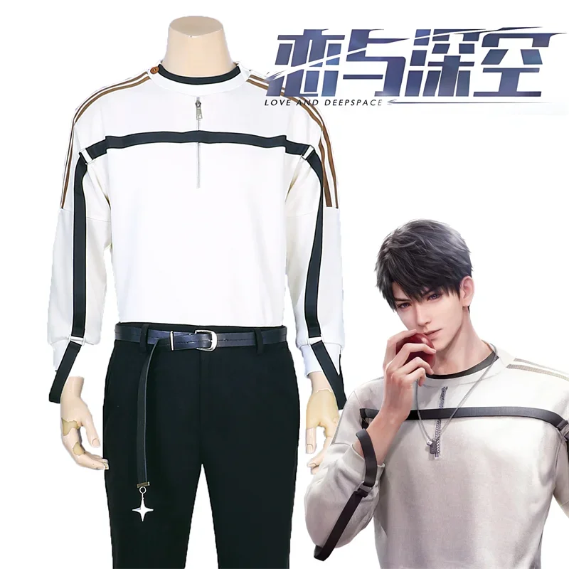 Game Love and Deepspace Caleb Cosplay Adult Men Coat Uniform Costume Hooded Pullover Top Halloween Casual Outfits
Game Love and Deepspace Caleb Cosplay Adult Men Coat Uniform Costume Hooded Pullover Top Halloween Casual Outfits