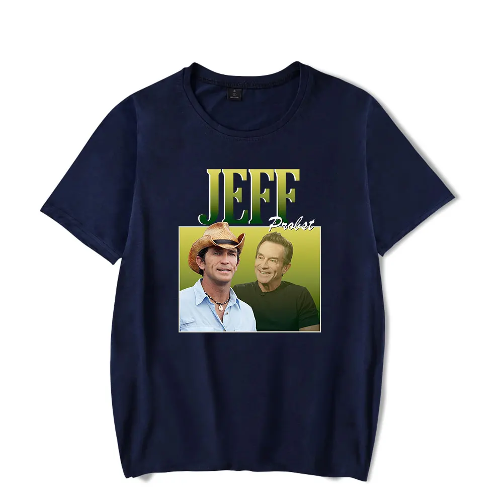 Jeff Probst Vintage 90s T-Shirt Men and Woman Short Sleeve Women Funny T Shirt Unisex Harajuku Tops
Jeff Probst Vintage 90s T-Shirt Men and Woman Short Sleeve Women Funny T Shirt Unisex Harajuku Tops