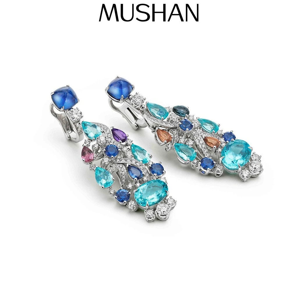 MuShan Jewelry 925 Sterling Silver Earring HCD Diamond High Carbon Gemstones Fine 925 Sterling Silver Earrings Accessories
MuShan Jewelry 925 Sterling Silver Earring HCD Diamond High Carbon Gemstones Fine 925 Sterling Silver Earrings Accessories