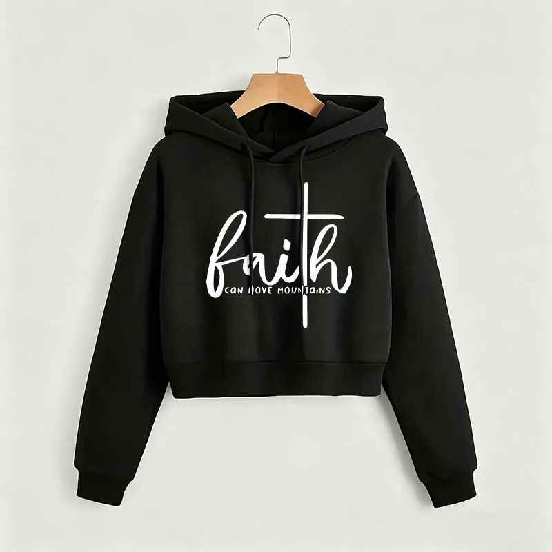 Faith Can Move Mountain Print Autumn Winter Cropped Sweatshirt Crop Top Hoodie Y2k Sweatshirts Gothic Casual Style Clothes
Faith Can Move Mountain Print Autumn Winter Cropped Sweatshirt Crop Top Hoodie Y2k Sweatshirts Gothic Casual Style Clothes