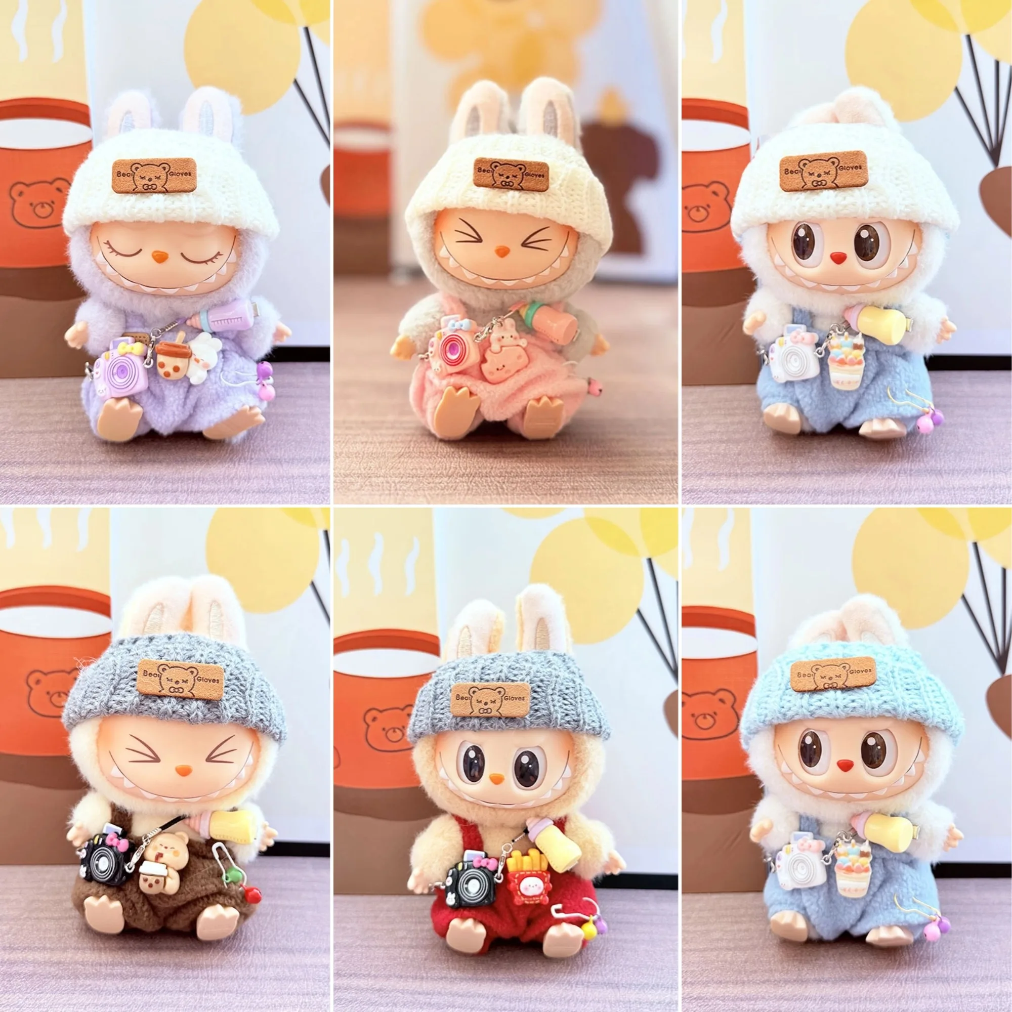 Labubu Doll Clothes Bottle Overalls Bear Hat Labubu I II Idol Dolls Clothes Sitting Party Grasses Shoes Accessories DIY Gifts
Labubu Doll Clothes Bottle Overalls Bear Hat Labubu I II Idol Dolls Clothes Sitting Party Grasses Shoes Accessories DIY Gifts