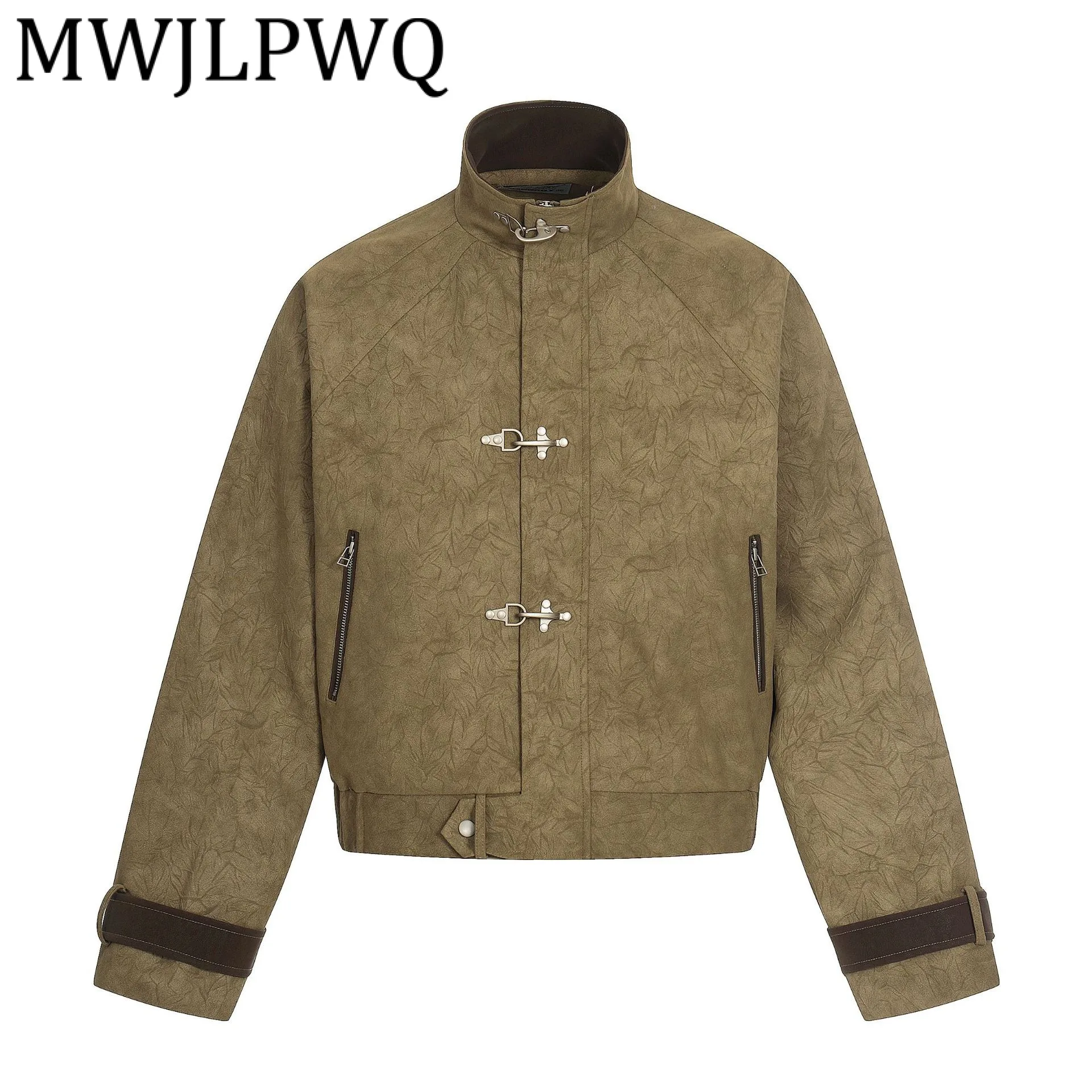 MWJLPWQ Men's American Retro Trendy Wrinkled Leather Jacket For Men High Street Stand Collar Casual Tops 2026 Spring New 21987
MWJLPWQ Men's American Retro Trendy Wrinkled Leather Jacket For Men High Street Stand Collar Casual Tops 2026 Spring New 21987