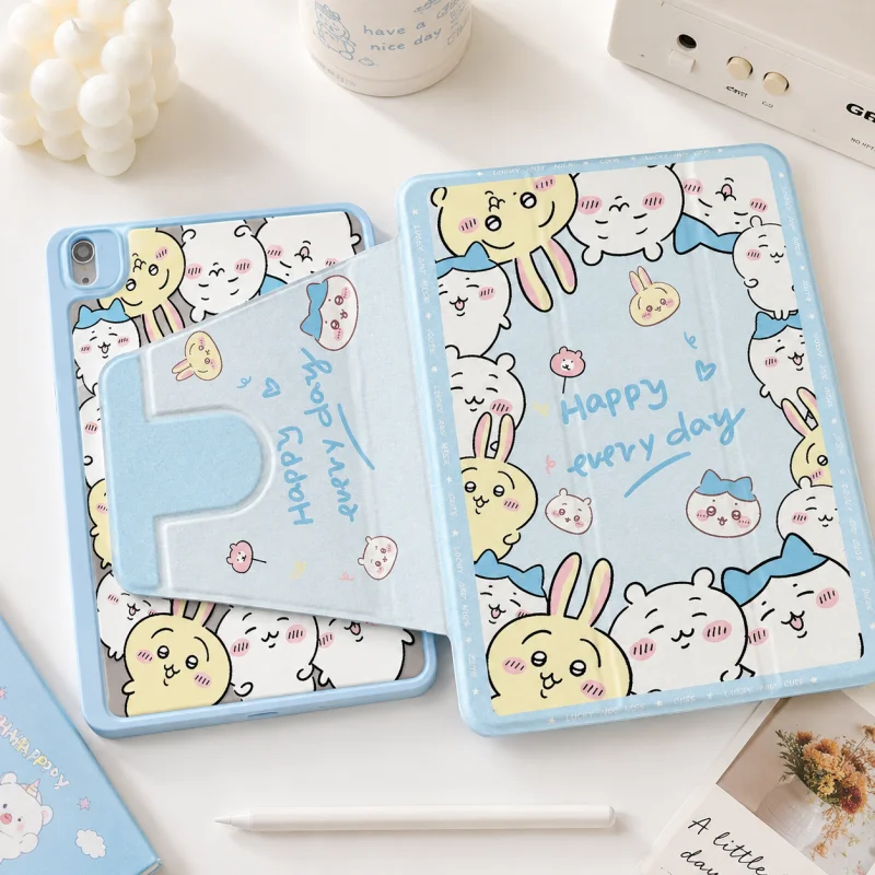 Kawaii Chiikawa Hachiware Usagi iPad Case Magnetic Rotating Y Fold Protective Cover Shockproof Full Body Lightweight PVC Cute
Kawaii Chiikawa Hachiware Usagi iPad Case Magnetic Rotating Y Fold Protective Cover Shockproof Full Body Lightweight PVC Cute
