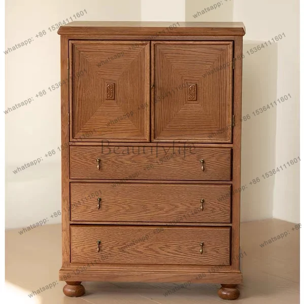 Medieval Solid Wood Chest Sofa Side Cabinet Living Room Against The Wall Storage Retro Bedroom Side Cabinet
Medieval Solid Wood Chest Sofa Side Cabinet Living Room Against The Wall Storage Retro Bedroom Side Cabinet