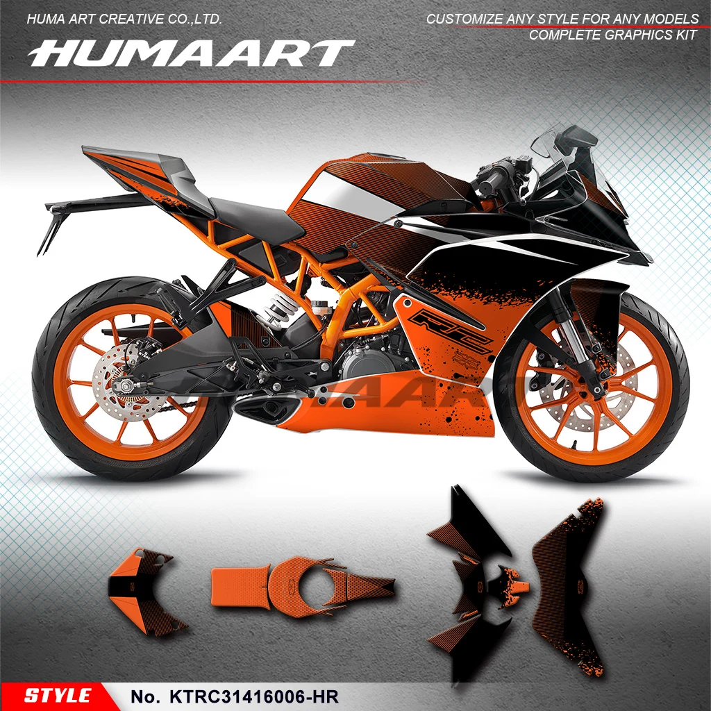 Виниловые наклейки на мотоцикл HUMAART для KTM RC 125 200 RC125 RC200 2014 2015 2016
Виниловые наклейки на мотоцикл HUMAART для KTM RC 125 200 RC125 RC200 2014 2015 2016