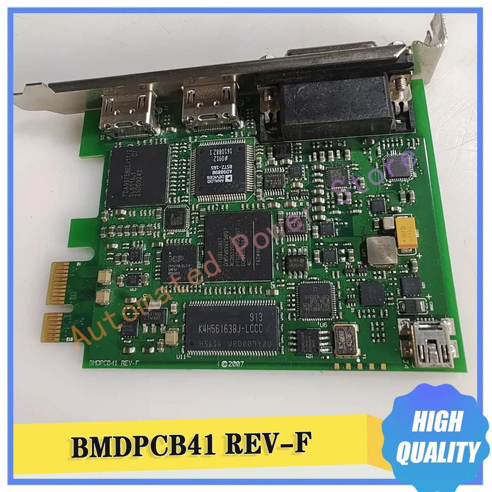 BMDPCB41 REV-F High Definition Computer Acquisition Card
BMDPCB41 REV-F High Definition Computer Acquisition Card