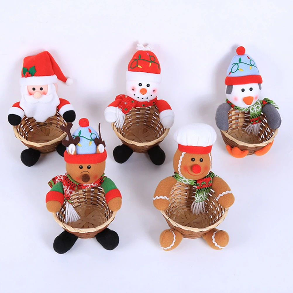 Lovely Mini Christmas Candy Storage Basket Bamboo Gift Box For Party Food Storage Basket Decor With Cloth Pattern S
Lovely Mini Christmas Candy Storage Basket Bamboo Gift Box For Party Food Storage Basket Decor With Cloth Pattern S