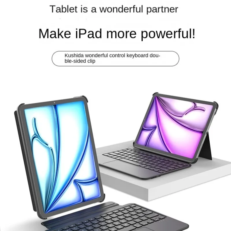 COOSTARTiPad Magic Control Клавиатура Двусторонний зажим Подходит для iPad Air M245 поколения 2024 11 дюймов Черный Подходит для Air6
COOSTARTiPad Magic Control Клавиатура Двусторонний зажим Подходит для iPad Air M245 поколения 2024 11 дюймов Черный Подходит для Air6