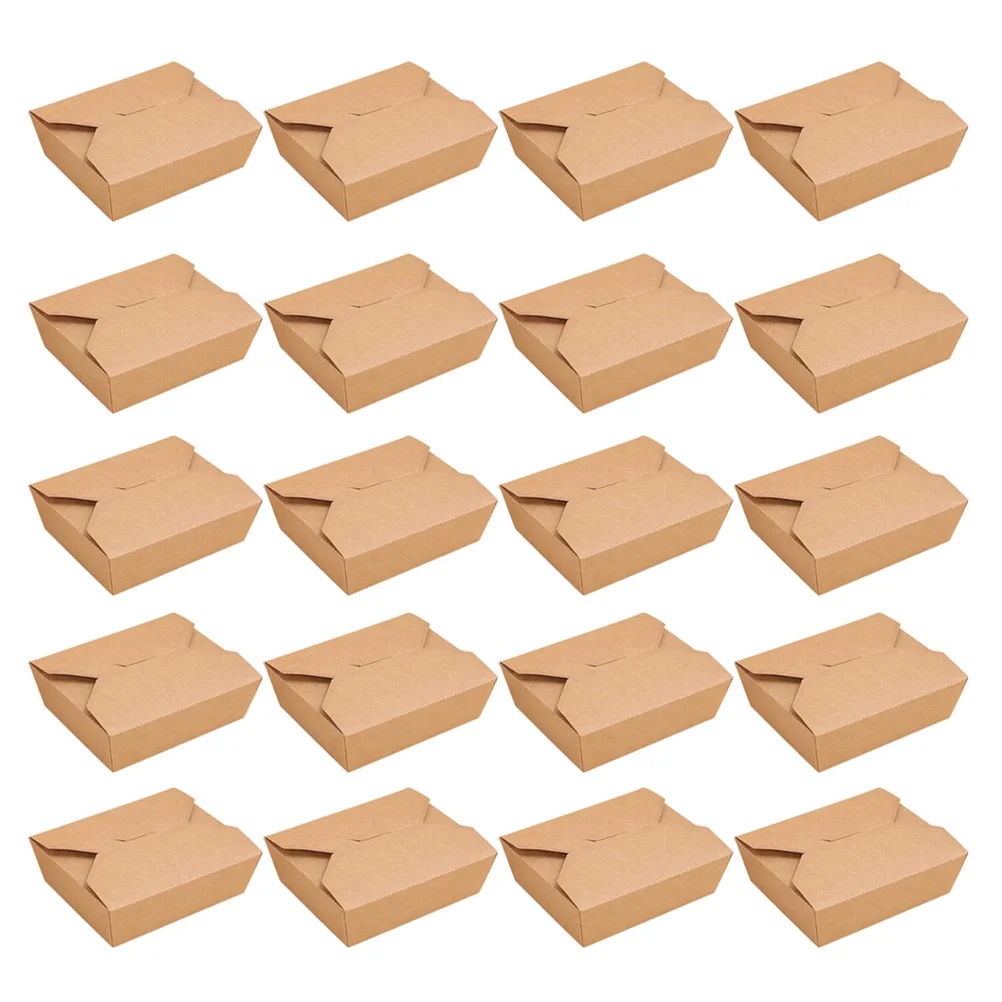 20pcs Kraft Paper Lunch Box Disposable Meal Prep Containers Food Takeout Boxes for Restaurant Home (800ml)
20pcs Kraft Paper Lunch Box Disposable Meal Prep Containers Food Takeout Boxes for Restaurant Home (800ml)