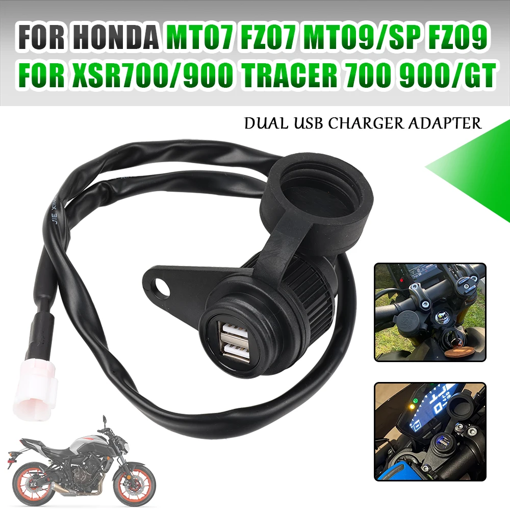 For YAMAHA MT-07 MT07 MT09 MT-09 SP XSR900 Tracer 900 GT XSR 700 Motorcycle Accessories Dual USB Charger Plug Socket Adapter
For YAMAHA MT-07 MT07 MT09 MT-09 SP XSR900 Tracer 900 GT XSR 700 Motorcycle Accessories Dual USB Charger Plug Socket Adapter