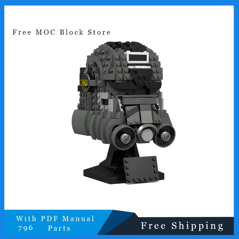 MOC Block Building The Badssd Batch Echo Helmet Model, 796 Parts Midi-Scale, Showcasing Clone Trooper Style Buildings Blocks
MOC Block Building The Badssd Batch Echo Helmet Model, 796 Parts Midi-Scale, Showcasing Clone Trooper Style Buildings Blocks