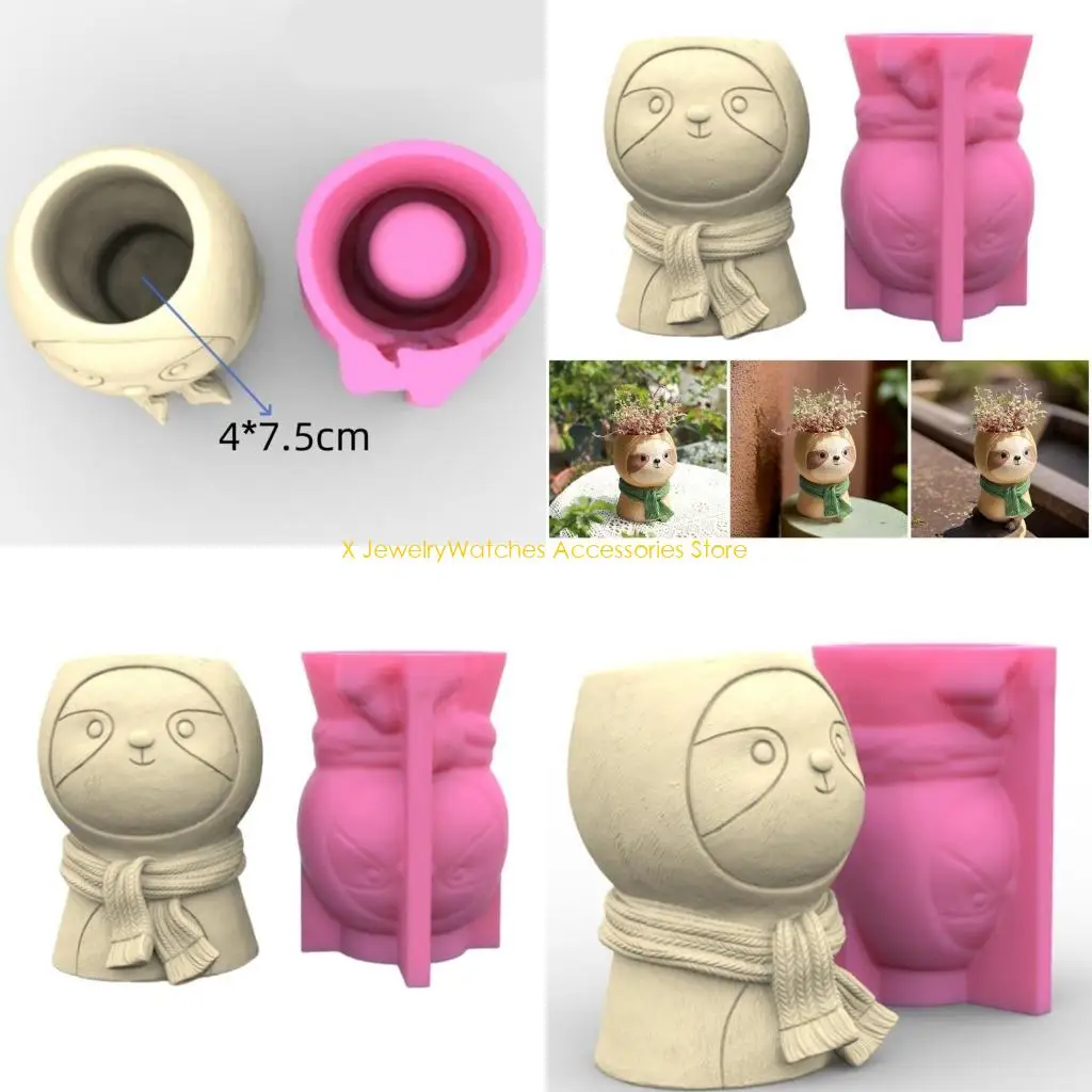 31KD Sloths Gypsum Flower Pots Silicone Resin Mold Epoxy Resin Castings Molds Decors
31KD Sloths Gypsum Flower Pots Silicone Resin Mold Epoxy Resin Castings Molds Decors