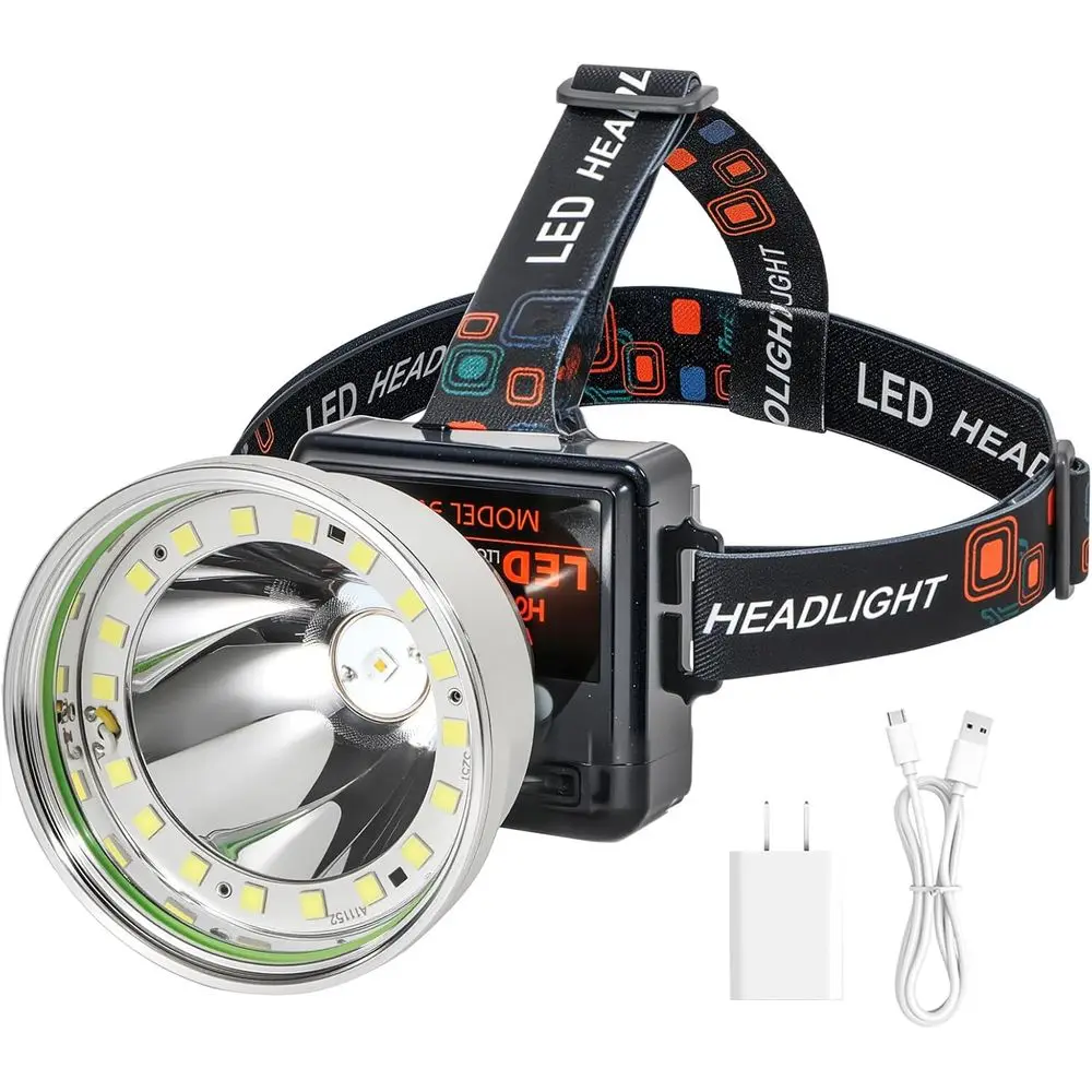 Перезаряжаемый светодиодный фонарь с широким и точечным лучом, индикатором заряда, 4 режимами освещения, ультраяркий, с высоким световым потоком, водонепроницаемый, для кемпинга
Перезаряжаемый светодиодный фонарь с широким и точечным лучом, индикатором заряда, 4 режимами освещения, ультраяркий, с высоким световым потоком, водонепроницаемый, для кемпинга